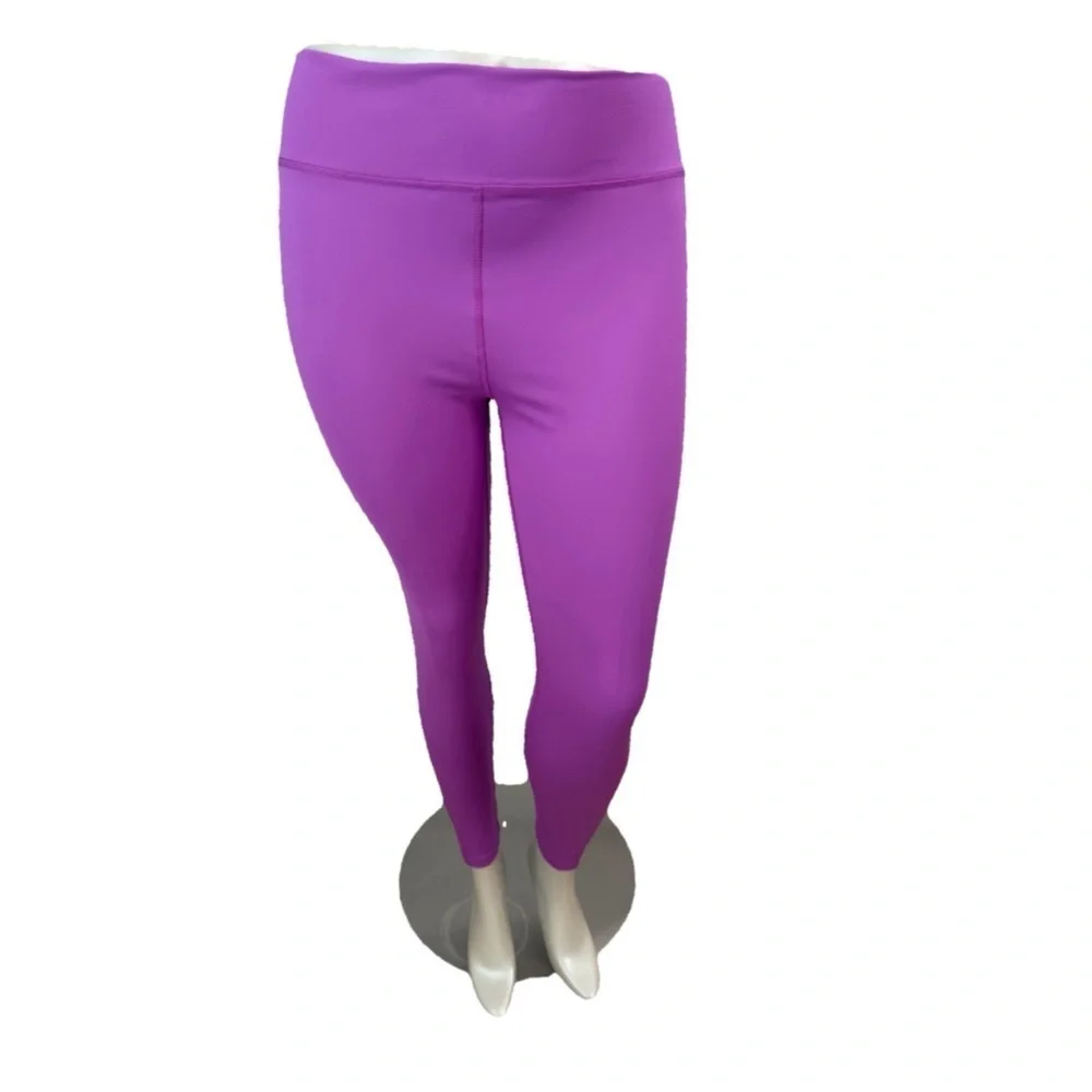 NWT Adidas Leggings All Me Essentials Full Length Purple Burst Size 2XL $50